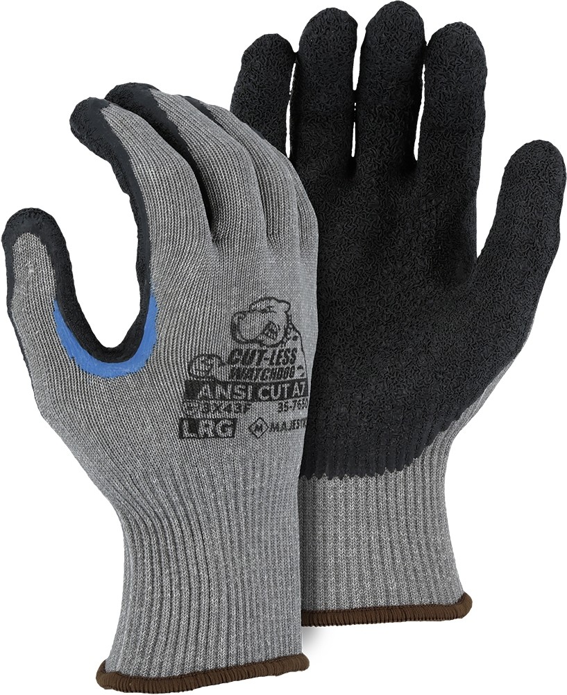 35-7650 Majestic® Cut-Less KorPlex Glove with latex palm coating